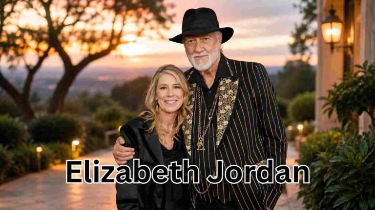 Elizabeth Jordan with husband Mick Fleetwood