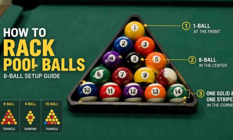 How to Rack Pool Balls