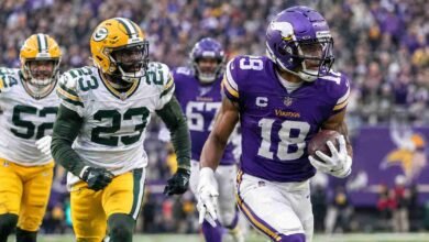 Packers vs Vikings Match Player Stats